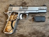 NEW NIGHTHAWK CUSTOM VIP SILVER GOV'T 1911 45 ACP, ENGRAVED, WOOD CASE, IOS - LAYAWAY AVAILABLE - 1 of 25