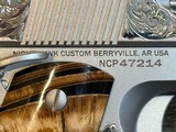 NEW NIGHTHAWK CUSTOM VIP SILVER GOV'T 1911 45 ACP, ENGRAVED, WOOD CASE, IOS - LAYAWAY AVAILABLE - 7 of 25