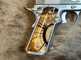 NEW NIGHTHAWK CUSTOM VIP SILVER GOV'T 1911 45 ACP, ENGRAVED, WOOD CASE, IOS - LAYAWAY AVAILABLE - 4 of 25