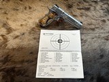 NEW NIGHTHAWK CUSTOM VIP SILVER GOV'T 1911 45 ACP, ENGRAVED, WOOD CASE, IOS - LAYAWAY AVAILABLE - 2 of 25