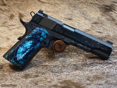 NEW NIGHTHAWK CUSTOM SHOP SPRINGFIELD GOV'T 1911 GARRISON ENGRAVED 45 ACP - LAYAWAY AVAILABLE