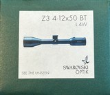 NEW SWAROVSKI Z3 4-12x50 BT 4W 1