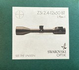 NEW SWAROVSKI Z5i 2.4-12x50 BT PLEX 1