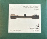 NEW SWAROVSKI Z5i 2.4-12x50 BT 4W-I 1