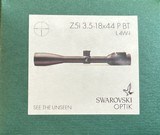NEW SWAROVSKI Z5i 3.5-18x44 BT 4W-I 1