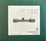 NEW SWAROVSKI Z5+ 2-10x42 BT PLEX 30mm SCOPE 70102 - 12 of 13