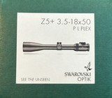NEW SWAROVSKI Z5+ 3-18x50 PLEX 30mm SCOPE 70105 - 12 of 13