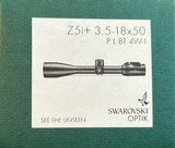 NEW SWAROVSKI Z5i+ 3-18x50 BT 4W-I 30mm ILLUMINATED SCOPE 70207 - 13 of 14