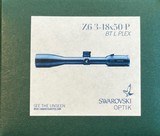 NEW SWAROVSKI Z6 3-18x50 GEN II BT PLEX 30mm SCOPE 59610 - 14 of 15