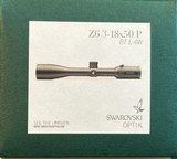 NEW SWAROVSKI Z6 3-18x50 GEN II BT 4W 30mm SCOPE 59618 - 14 of 15