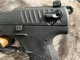 NEW WALTHER ARMS P22 Q 22LR PISTOL 3.4
