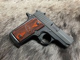SIG SAUER P238 380 ACP ROSEWOOD GRIPS, DISPLAY MODEL 238380RG - 1 of 17