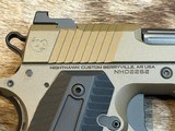 NEW NIGHTHAWK CUSTOM AGENT 2 COMMANDER RECON 1911 9MM SAND HAWK FINISH - LAYAWAY AVAILABLE - 8 of 25