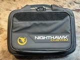 NEW NIGHTHAWK CUSTOM AGENT 2 COMMANDER RECON 1911 9MM SAND HAWK FINISH - LAYAWAY AVAILABLE - 24 of 25