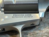 FREE SAFARI, NEW FREEDOM ARMS MODEL 83 PREMIER GRADE 454 CASULL 7.5