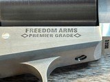 FREE SAFARI, NEW FREEDOM ARMS MODEL 83 PREMIER GRADE 454 CASULL, 45 COLT 6