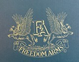 FREE SAFARI, NEW FREEDOM ARMS MODEL 83 PREMIER GRADE 454 CASULL, 45 COLT 6