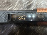 NEW BROWNING BL-22 GRADE II ENGRAVED 22LR BLUE, WALNUT, 20