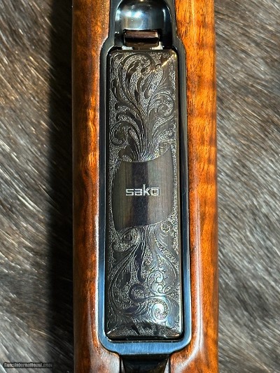 FREE SAFARI, NEW SAKO CUSTOM EXHIBITION, ENGRAVED 85 GRIZZLY ARCTOS 30-06 SPRINGFIELD W/ RINGS - LAYAWAY AVAILABLE - Image 20 of 24