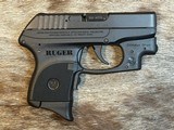 RUGER LCP 380 ACP, CRIMSON TRACE LASER, LEATHER HOLSTER, EXTRA MAG, DISPLAY MODEL 03701 - 2 of 25