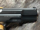 LNIB UNFIRED CZ 85 B 9MM BLACK W/ FACTORY CASE, SLEEVE 85B - 7 of 19