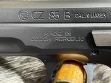 LNIB UNFIRED CZ 85 B 9MM BLACK W/ FACTORY CASE, SLEEVE 85B - 14 of 19