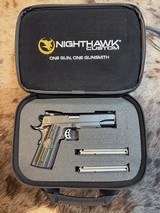NEW NIGHTHAWK CUSTOM GRP GOV'T 1911 9MM, IOS CUT, RECON RAIL, IOS PLATE AND OTHER UPGRADES - LAYAWAY AVAILABLE - 22 of 24