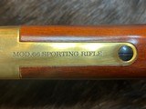 NEW UBERTI 1866 WINCHESTER YELLOWBOY 22LR LEVER RIFLE 24
