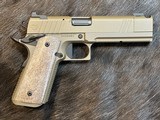 NIGHTHAWK CUSTOM SINGLE STACK SAND HAWK GOV'T 1911 9mm w/ IOS, DINOSAUR BONE GRIPS - LAYAWAY AVAILABLE - 1 of 25