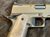NIGHTHAWK CUSTOM SINGLE STACK SAND HAWK GOV'T 1911 9mm w/ IOS, DINOSAUR BONE GRIPS - LAYAWAY AVAILABLE - 7 of 25