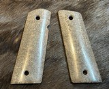 NEW NIGHTHAWK CUSTOM FOSSILIZED DINOSAUR BONE 1911 GOV'T / COMMANDER GRIPS - 1 of 7