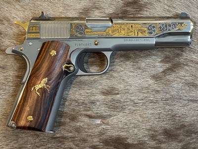 COLT SK CUSTOM 1911 45 ACP #117 OF 200 GADSDEN MONTEZUMA LOST STATE SERIES - LAYAWAY AVAILABLE