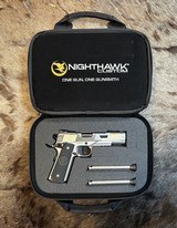 NEW NIGHTHAWK CUSTOM AGENT 2 GOV'T RECON STAINLESS 1911 9MM W/ MANY UPGRADES - LAYAWAY AVAILABLE - 24 of 25