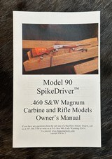 NEW BIG HORN ARMORY MODEL 90 SPIKE DRIVER 460 S&W COLLECTOR GRADE, FREE SAFARI - LAYAWAY AVAILABLE - 22 of 23