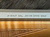 NEW BROWNING X-BOLT WHITE GOLD MEDALLION MAPLE 30-06 SPRINGFIELD 22