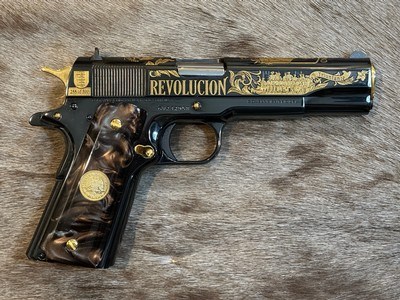 NEW COLT SK CUSTOM 1911 38 SUPER +P #255 OF 300 PRESIDENTE MADERO MEXICAN WAR SKC-REV-MDERO38 - LAYAWAY AVAILABLE