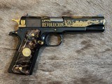 NEW COLT SK CUSTOM 1911 38 SUPER +P #255 OF 300 PRESIDENTE MADERO MEXICAN WAR SKC-REV-MDERO38 - LAYAWAY AVAILABLE - 1 of 25