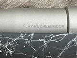 NEW FIERCE FIREARMS FURY 6.5 CREEDMOOR CARBON BLACK, BRAKE 24