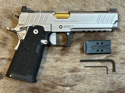 NEW NIGHTHAWK CUSTOM SHOP SPRINGFIELD GOV'T 1911 DS PRODIGY PORTED AOS 9MM HI CAP PH9119AOS - LAYAWAY AVAILABLE