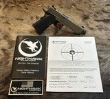 NEW NIGHTHAWK CUSTOM SHOP SPRINGFIELD GOV'T 1911 DS PRODIGY AOS 9MM HI CAP THREADED BARREL - PH9119AOS - LAYAWAY AVAILABLE - 22 of 25