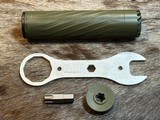 NEW ANECHOIC ANECHOX 30 TITANIUM SUPPRESSOR 22-30 CAL 5/8x24 OLIVE DRAB - 9 of 14