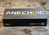NEW ANECHOIC ANECHOX 30L TITANIUM SUPPRESSOR 22-30 CAL 5/8x24 BLACK X30L-B - 10 of 14