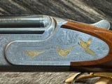 SIGARMS, B. RIZZINI TR40 AURORA 20GA BOXLOCK ENGRAVED, GOLD, 26.5