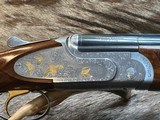 SIGARMS, B. RIZZINI TR40 AURORA 20GA BOXLOCK ENGRAVED, GOLD, 26.5