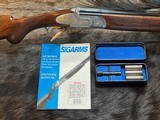SIGARMS, B. RIZZINI TR40 AURORA 20GA BOXLOCK ENGRAVED, GOLD, 26.5