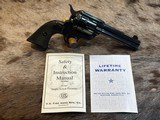 LNIB USFA 1873 SINGLE ACTION ARMY 38 SPECIAL 4.75