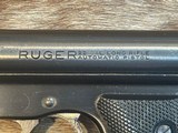 RUGER STANDARD 22LR SEMI-AUTO PISTOL BLACK - 13 of 21