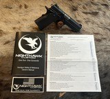 NEW NIGHTHAWK CUSTOM DOUBLE AGENT DOUBLE STACK 4.25