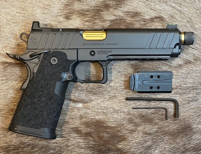 NEW NIGHTHAWK CUSTOM SHOP SPRINGFIELD GOV'T 1911 DS PRODIGY AOS 9MM HI CAP