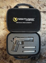 NEW NIGHTHAWK CUSTOM GRP GOV'T 1911 9MM W/ IOS AND SMOKED NITRIDE FINISH - LAYAWAY AVAILABLE - 23 of 25